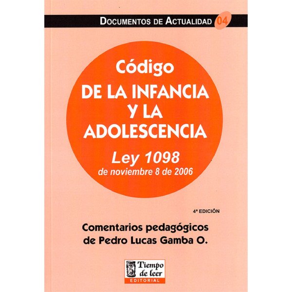 Código de la infancia y la adolescencia – Tiempo de Leer